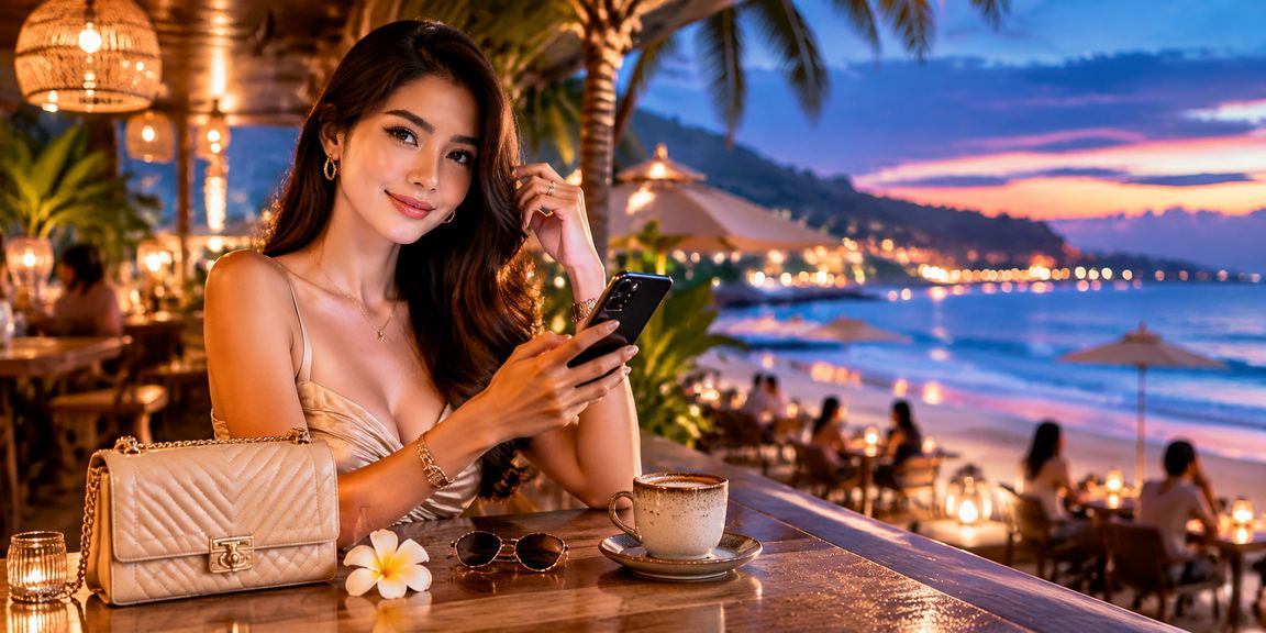 Pemain VIP menerima voucher bonus sambil menikmati kopi di kafe Indonesia